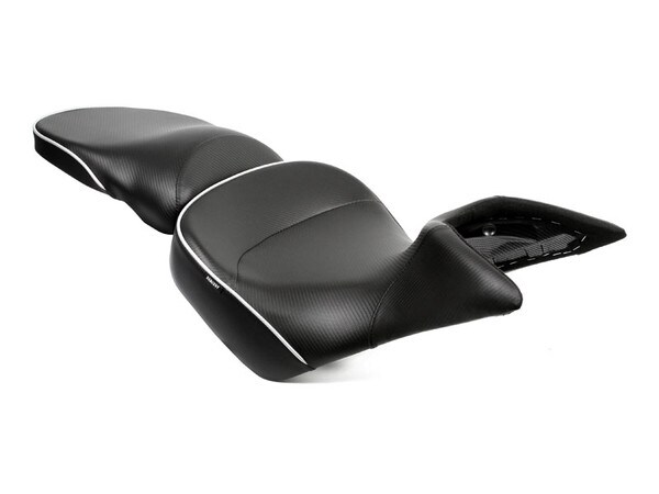 TRIUMPH TIGER 800/800 XC (2011-19) - World Sport Adventure Touring Seat, Low Version, Silver Welt